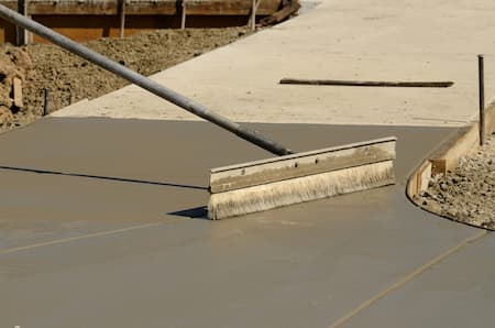 Broom Finish Concrete